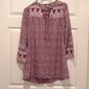 Billabong maroon tunic